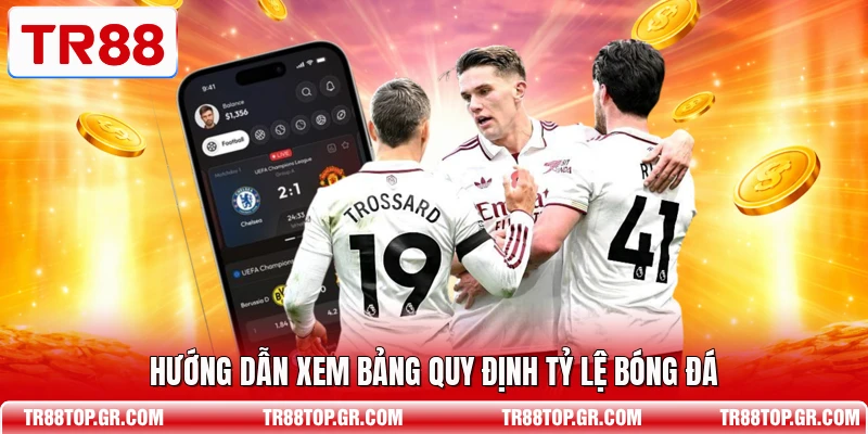 Hướng dẫn xem bảng quy định tỷ lệ bóng đá